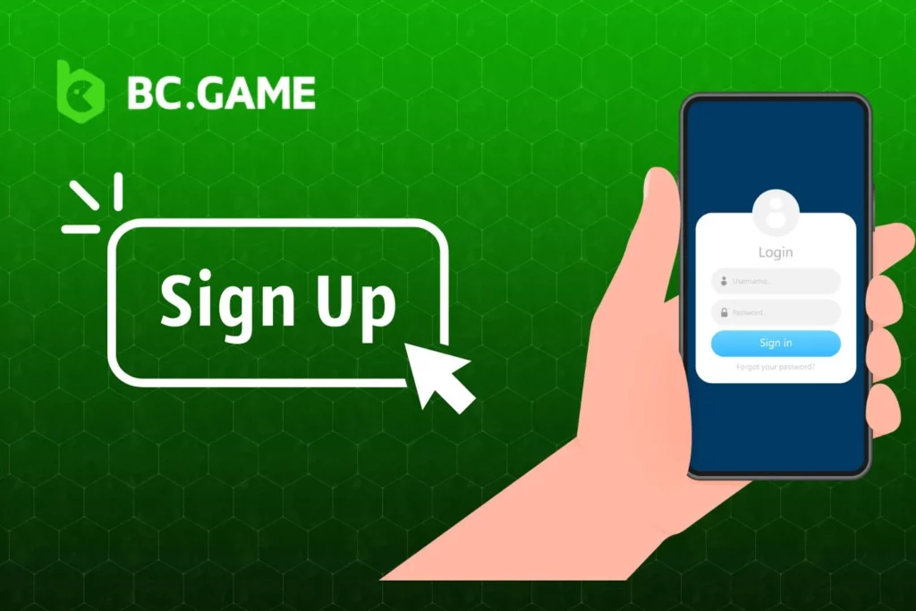 Sign Up in the Casino Using App